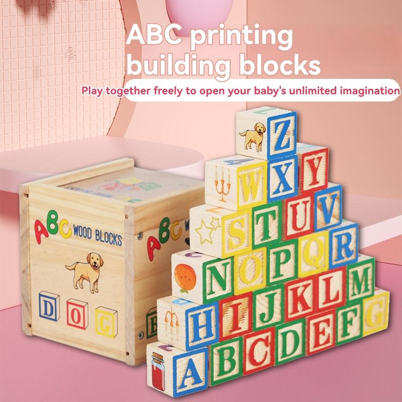 Abc Wooden Blocks  |  Baby & Toddler Baby & Toddler Baby & Toddler