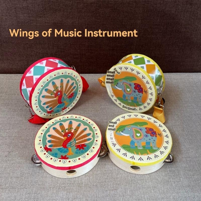 Animambo Tambourine, Maraca, Castanet Musical Instrument Set  |  Musical Toys Musical Toys Musical Toys