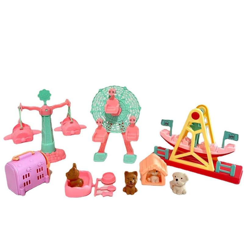 Baby Ferris Wheel, Dollhouse Playset With Figure  |  Preschool Preschool Preschool