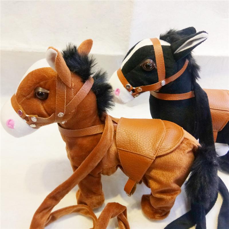 Black Ride-On Horse Ages 7+  |  Plush & Stuffed Animals Plush & Stuffed Animals Plush & Stuffed Animals