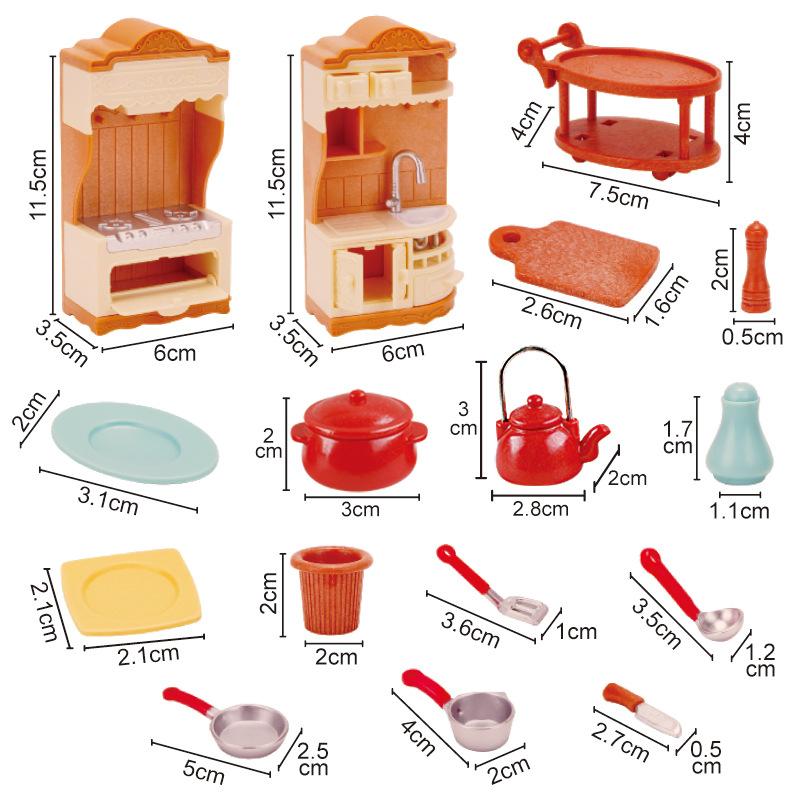 Dining Room Set, Dollhouse Furniture And Accessories  |  Preschool Preschool Preschool