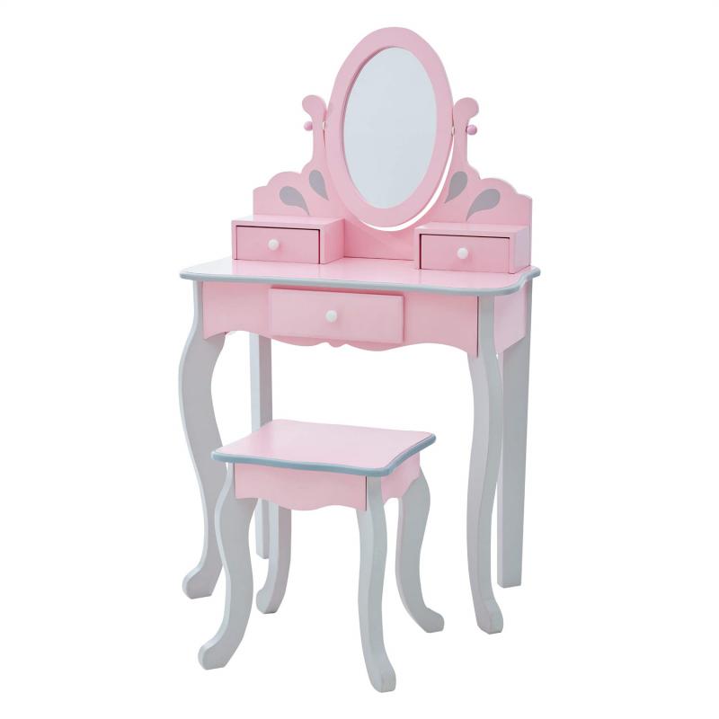 Dreamland Castle Play Vanity Set – White/Ice Blue  |  Room Accessories Preschool Preschool