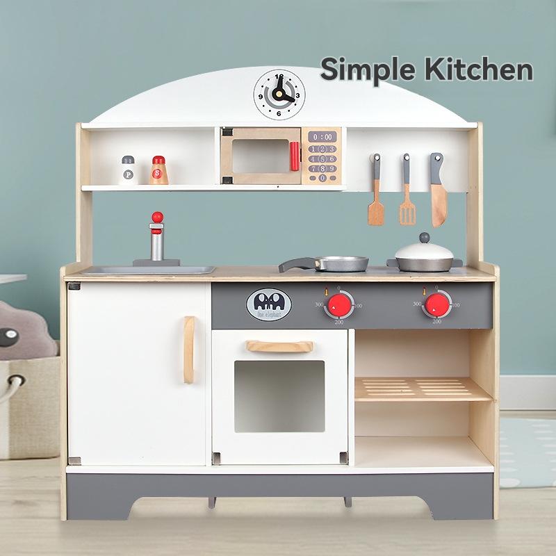 Little Chef Berlin Modern Play Kitchen – Grey / White  |  Preschool Preschool Preschool