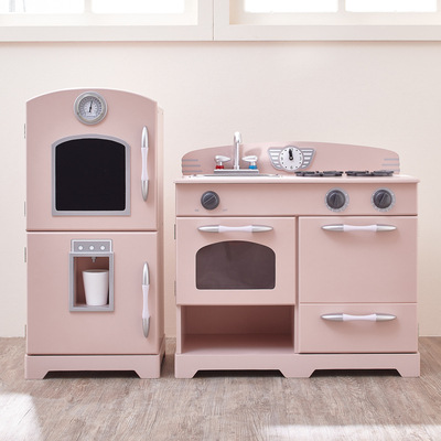 Little Chef Fairfield Retro Play Kitchen – Pink  |  Preschool Preschool Preschool