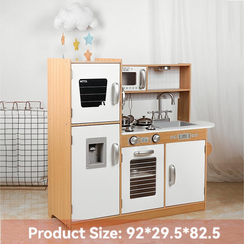 Little Chef Palm Spring Modern Play Kitchen – White / Wood  |  Preschool Preschool Preschool