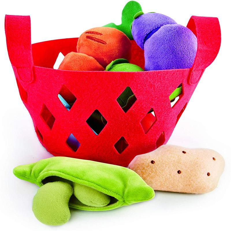 Pretend Play Felt Vegetable Basket  |  Baby & Toddler Baby & Toddler Baby & Toddler