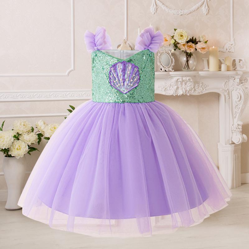 Sequins Princess Dress, Lilac, Size 7-8  |  Preschool Preschool Preschool