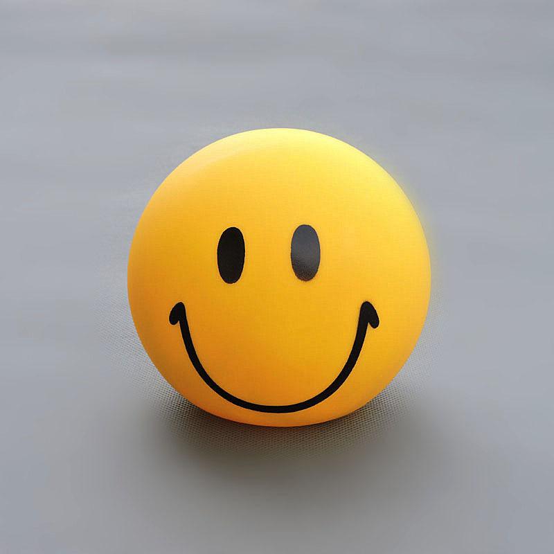 Shelf Decor Smiley Face – Mirrored Yellow  |  Room Accessories Room Accessories Room Accessories