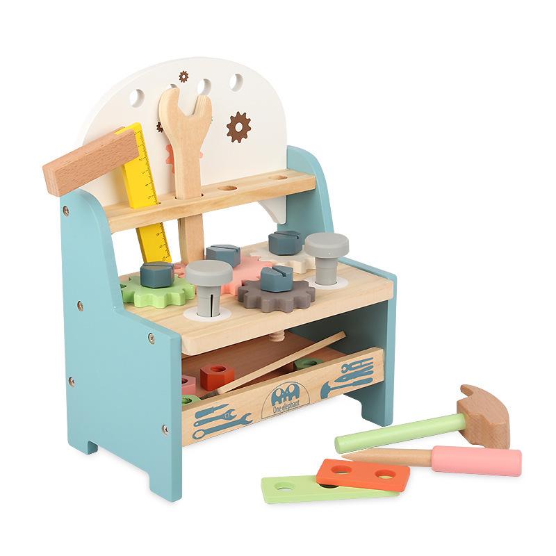 Wooden Tool Bench With 20 Accessories  |  Preschool Preschool Preschool